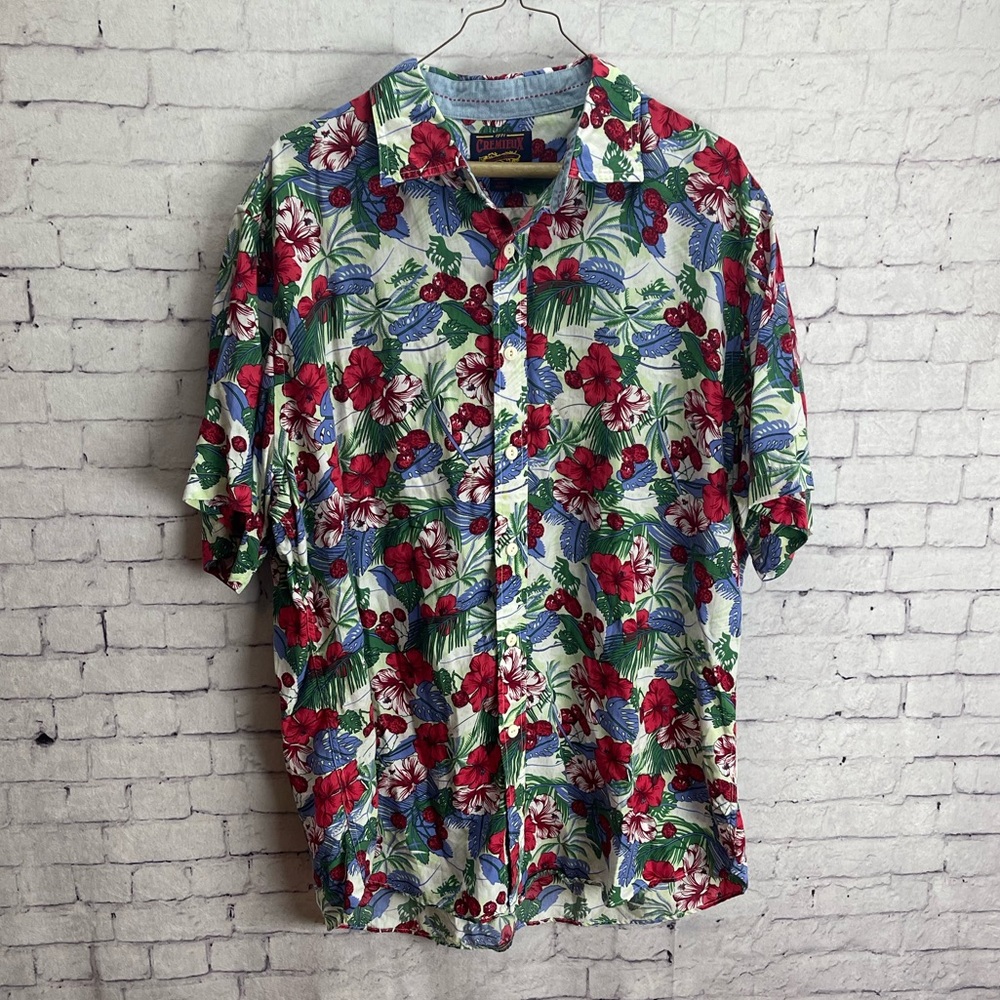 Cremieux size XL Hawaiian Print shirt